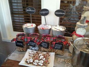 hot chocolate bar